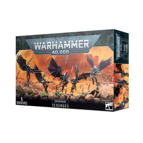 Cheap Miniatures Drukhari Scourges from Games Workshop